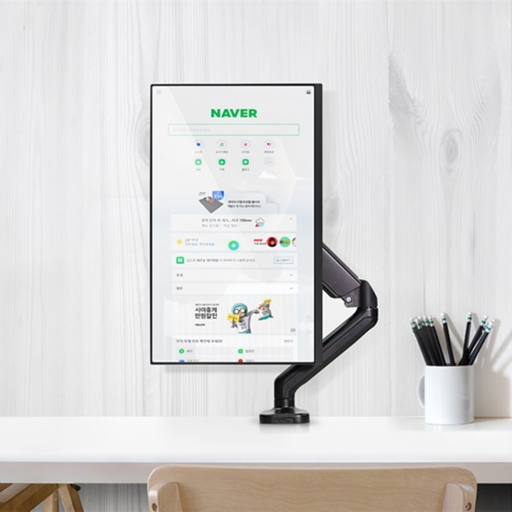 카멜 CA1 조립하기 편한 공간활용 싱글 모니터거치대 81cm (32인치) - 상품 이미지