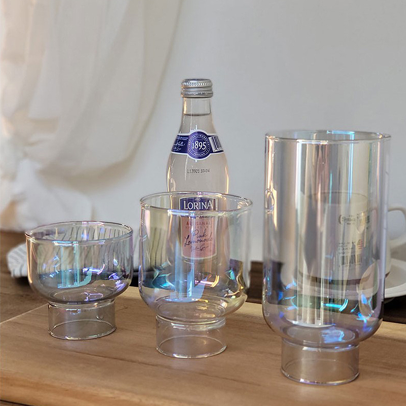 오로라 클럽 언더락 텀블러 유리잔 210ml / 300ml / 470ml 유리컵 주스컵 글라스잔 홈카페 - 상세 이미지 4