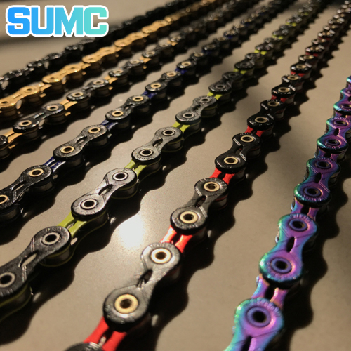 SUMC 자전거체인 경량 시마노 스램 SX11SL 11단 레인보우 - 상세 이미지 2