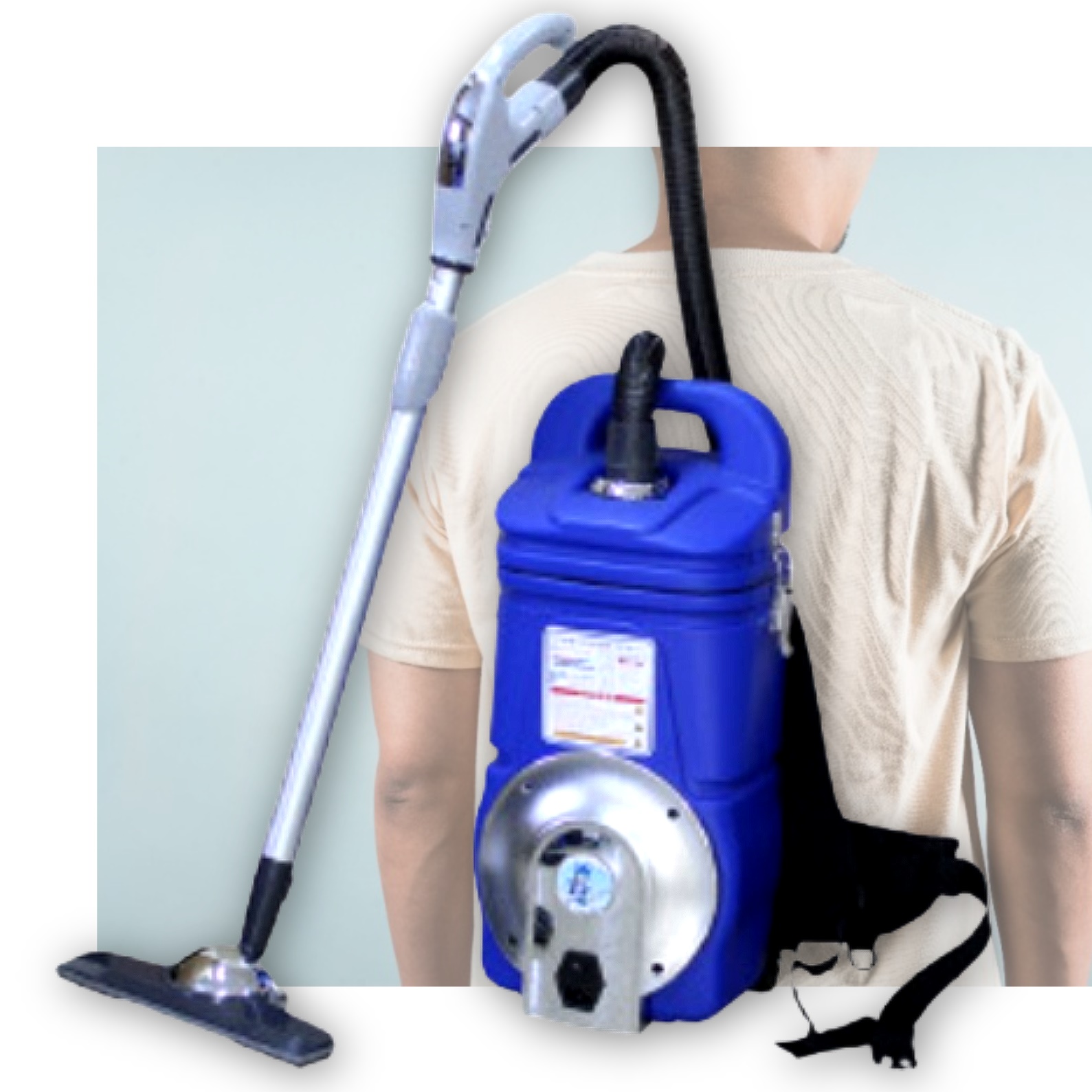 배낭형 청소기 멜빵 멜빵형 공장용 청소기 공장 공업용 진공 청소기