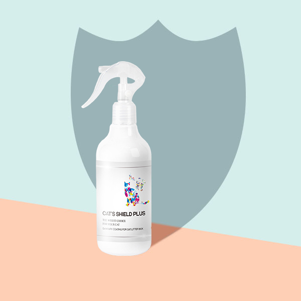 캣츠쉴드 플러스 300ml 고양이모래 떡짐 방지 화장실 코팅제 스크래치 커버 탈취제 제품 이미지
