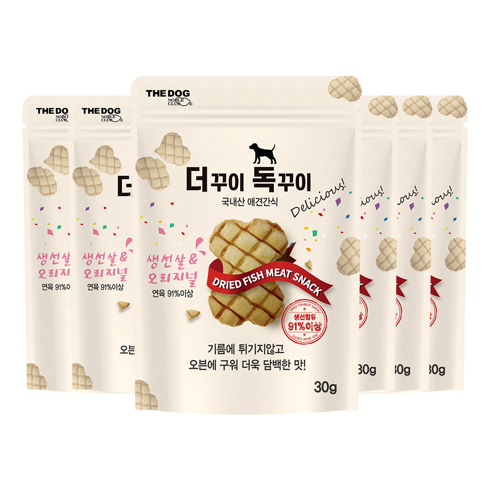 더독 더꾸이 독꾸이 오리지널 황태 2종 30g x 6p - 상세 이미지 3