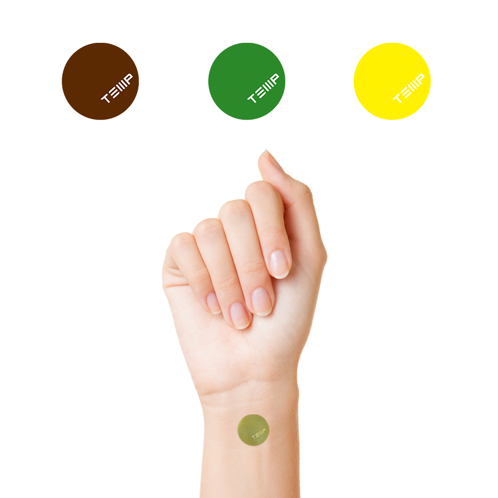 붙이는체온계 체온 스티커 패치 팸퍼밴드 템프밴드 어린이 온도체크 제품 이미지