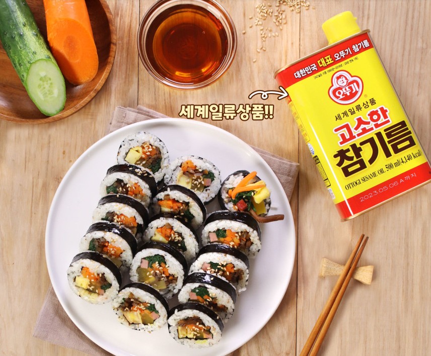 오뚜기 고소한 참기름 캔 500ml, 1개 - 상세 이미지 2