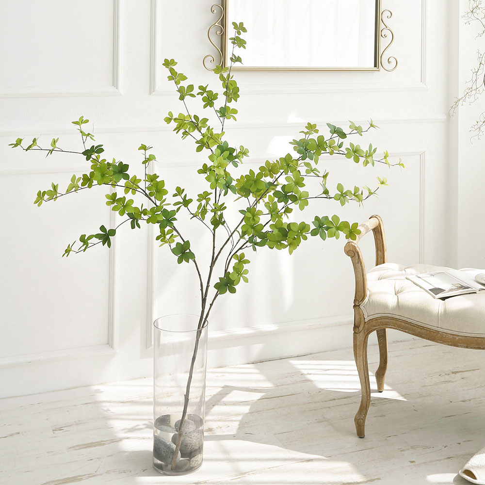 에리카 엔카이셔스 대형 인조 가지 나무 인테리어 조화 나뭇잎 나뭇가지 유칼립투스 몬스테라 올리브 130cm