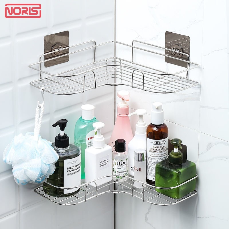 무타공 스텐레스 욕실 화장실 선반 젠다이 수납 정리대 코너선반 거치대