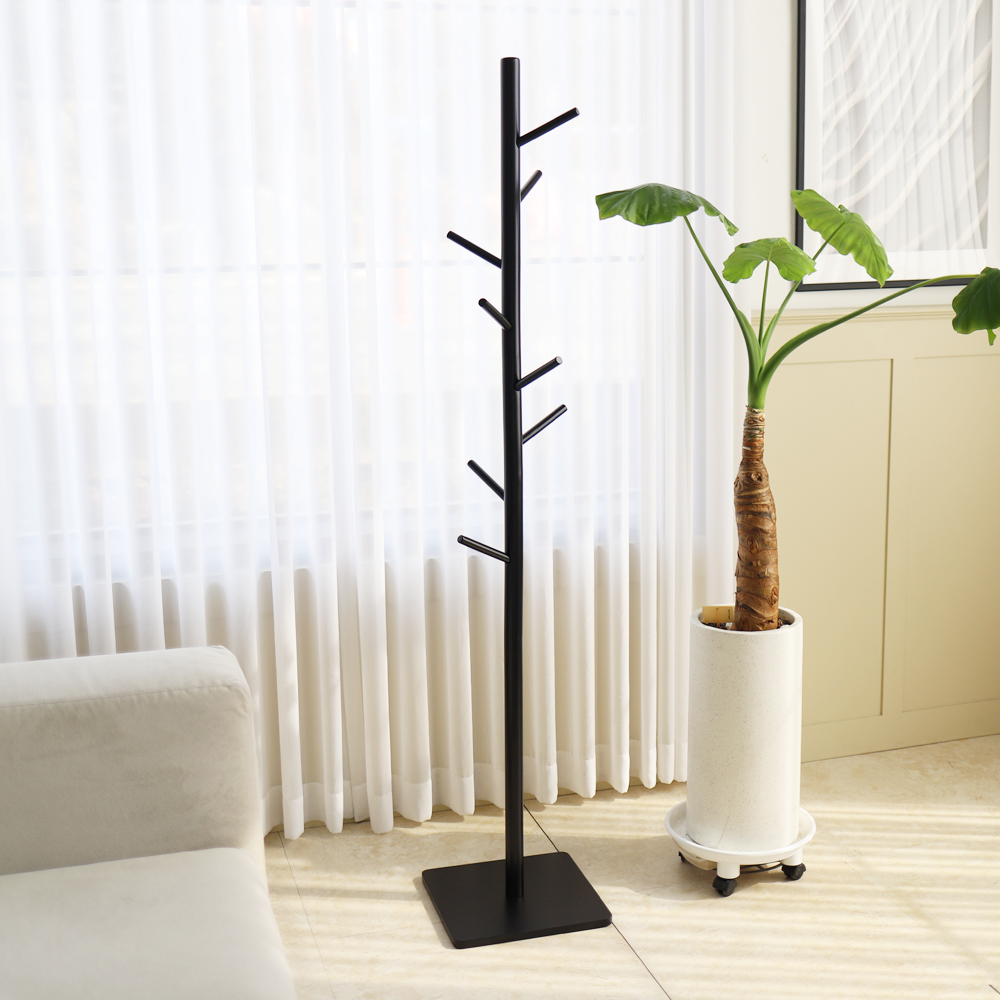 트리스토어 원목 행거 우드 스탠딩 행거 원목 스탠드 옷걸이