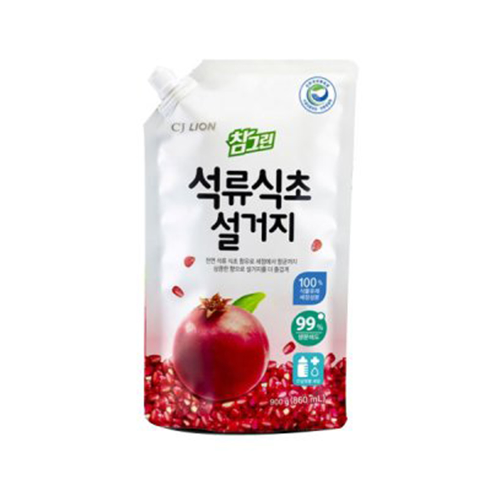 LO 참그린 석류식초 설거지 주방세제 470g 용기 - 상세 이미지 3