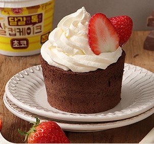 오뚜기 달걀하나톡넣는 쌀컵케이크 초코 60g - 상세 이미지 3