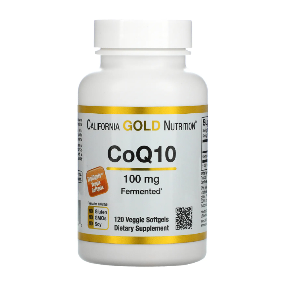 캘리포니아골드뉴트리션 CGN 코엔자임 CoQ10 유비퀴논 100mg 120정 - 상품 이미지