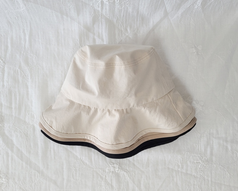 여성 벙거지모자 챙넓은모자 봄 여름 산책 명품 모자 베이직 오버핏 대두 버킷햇 이미지 7