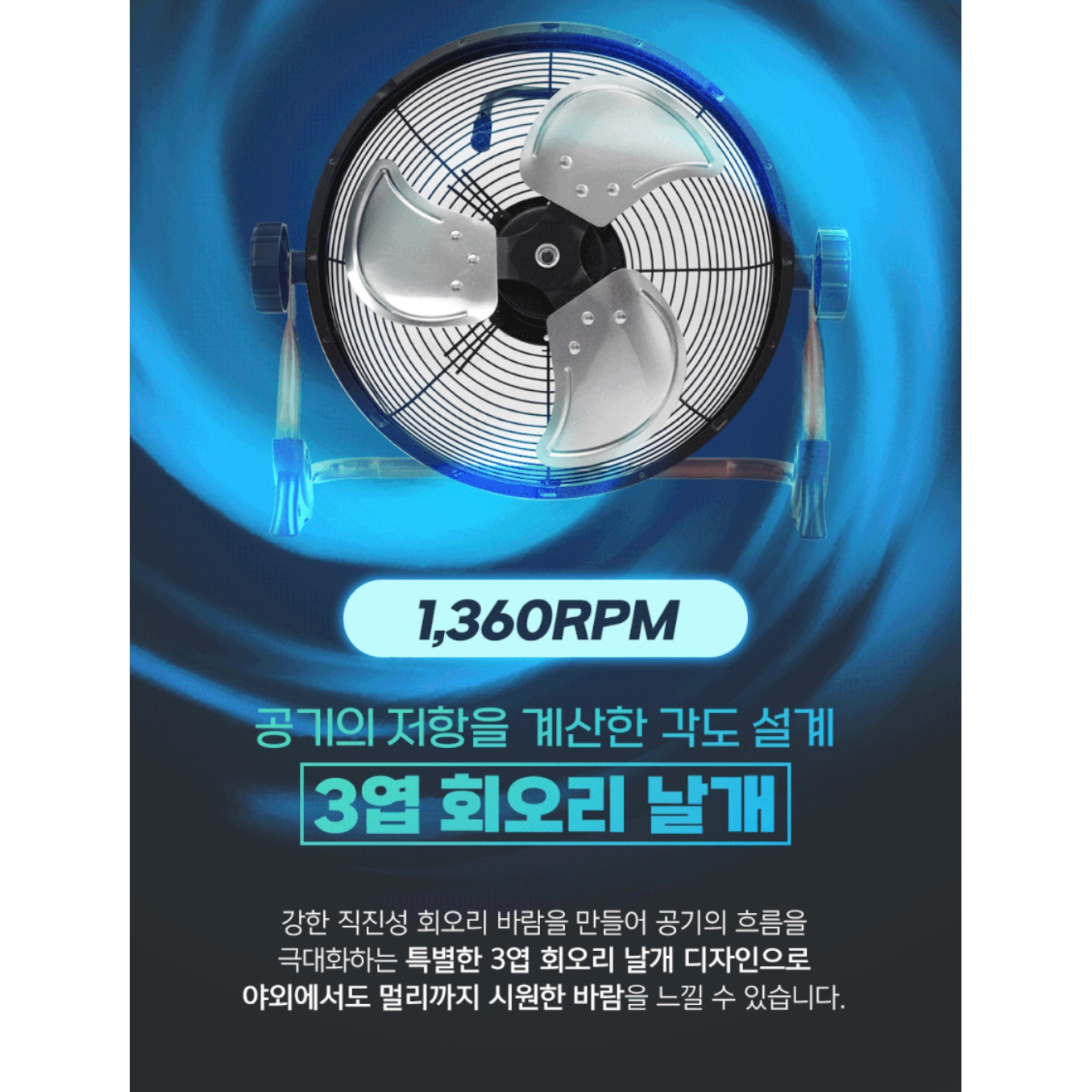 무선 메탈 선풍기 차박 야외 선풍기 엔틱 빈티지 황동 선풍기 - 상세 이미지 2