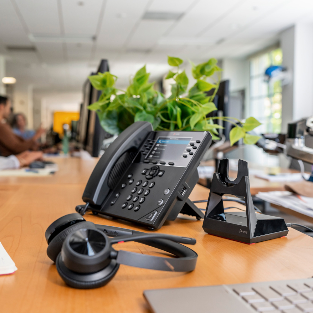 Poly 보이저 4320 4300 UC 무선 헤드셋 노이즈캔슬링 업무용 블루투스 헤드폰 - 상세 이미지 4