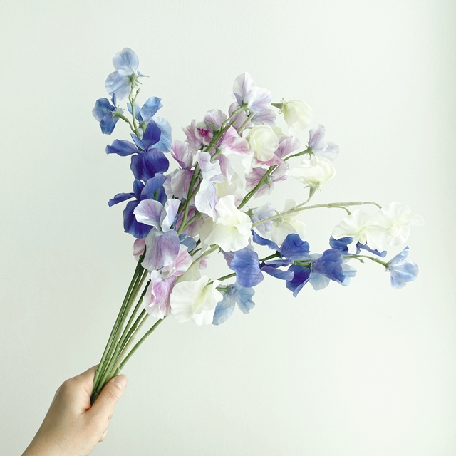 제이빌라 제이빌라 스위트피 조화 3color 고급 실크 플라워 인테리어 장식