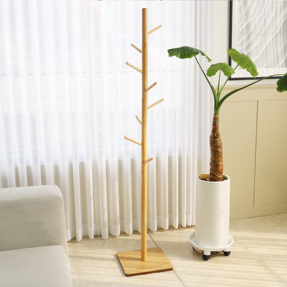 트리스토어 원목 행거 우드 스탠딩 행거 원목 스탠드 옷걸이
