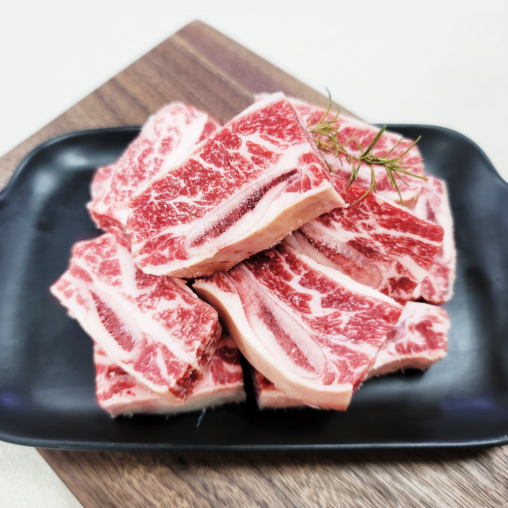LA갈비 구이용 찜용 1kg 소고기 미국산 초이스 소갈비 생신 명절 더예쁜한우 : 더예쁜한우