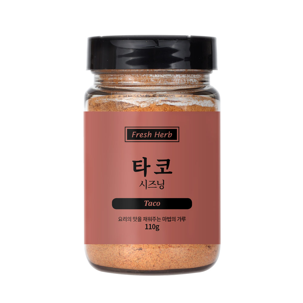 신선약초 타코 시즈닝 110g 향신료 파우더 : 신선약초