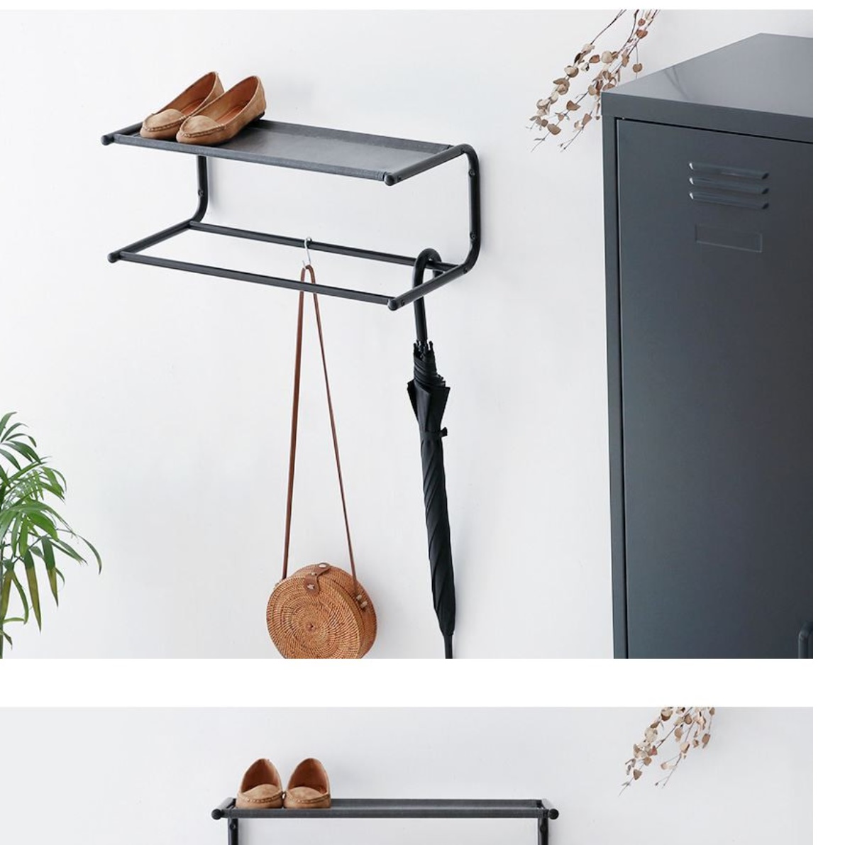 벽걸이 신발장 낮은 소형 개인 신발장 실내 야외 사무용 신발장