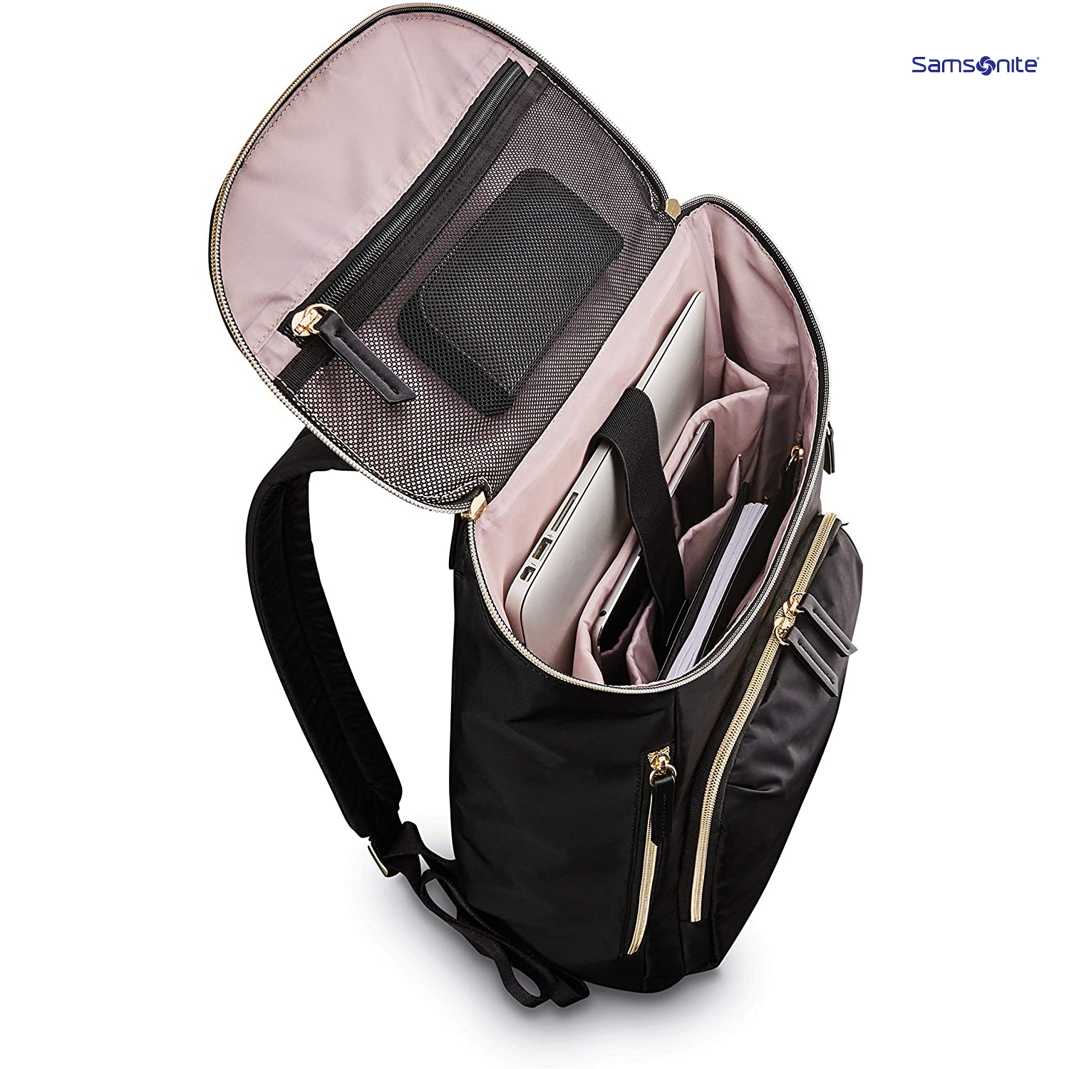 쌤소나이트 여성 모바일 디럭스 백팩 128172-1041 블랙