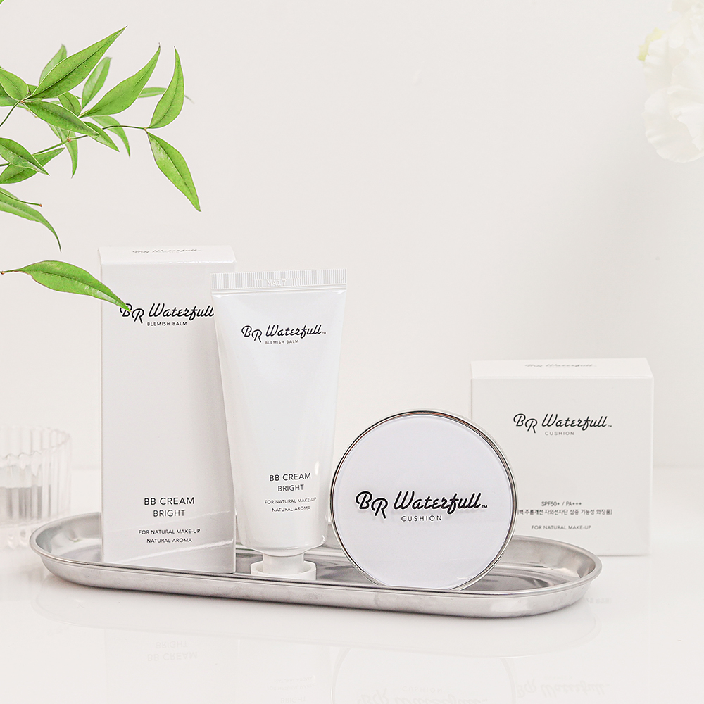 비알워터풀 쿠션SPF50+ PA+++(15g), 비비(40g)  2종 세트  물광 톤업 데일리 스킨케어 광채 이미지 4