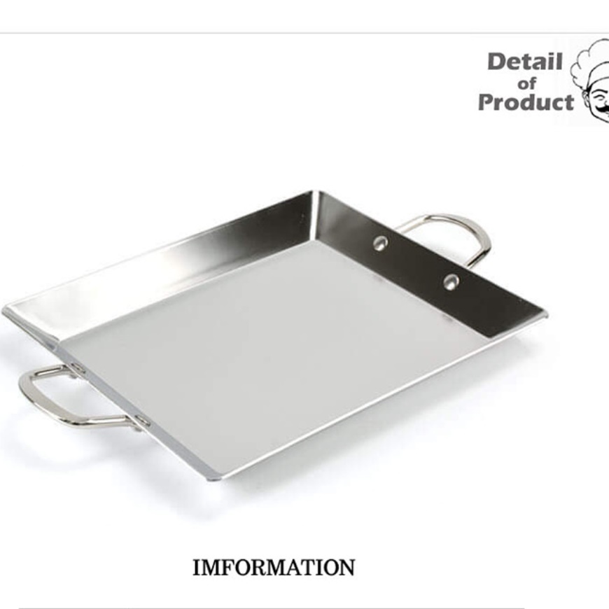 사각 떡볶이판 대 인덕션 고기 불판 닭갈비판 전골 철판 순대 볶음 팬 인덕션용 겸용