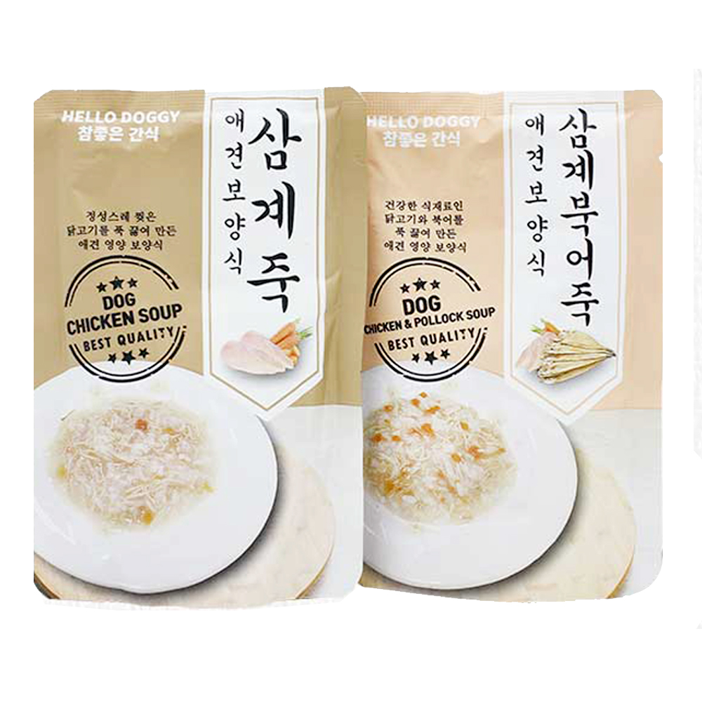 참좋은간식 강아지 삼계죽 삼계탕 80g - 상세 이미지 2