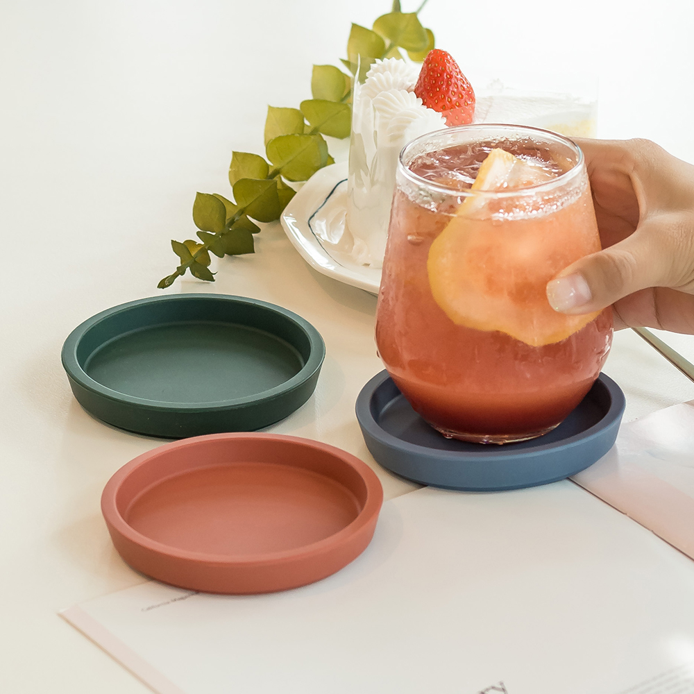 플라이토 실리콘 크라운 컵받침 티코스터 10.5Cm - 메인 이미지