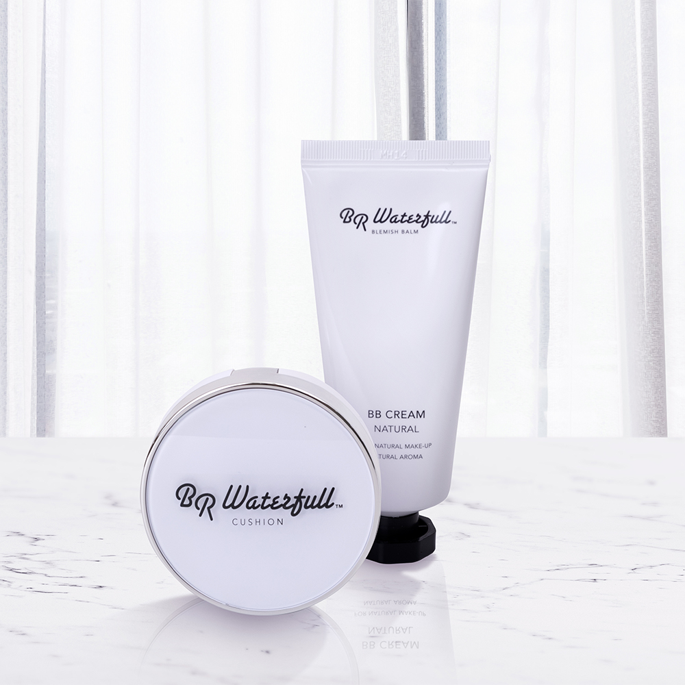 비알워터풀 쿠션SPF50+ PA+++(15g), 비비(40g)  2종 세트  물광 톤업 데일리 스킨케어 광채 이미지 2