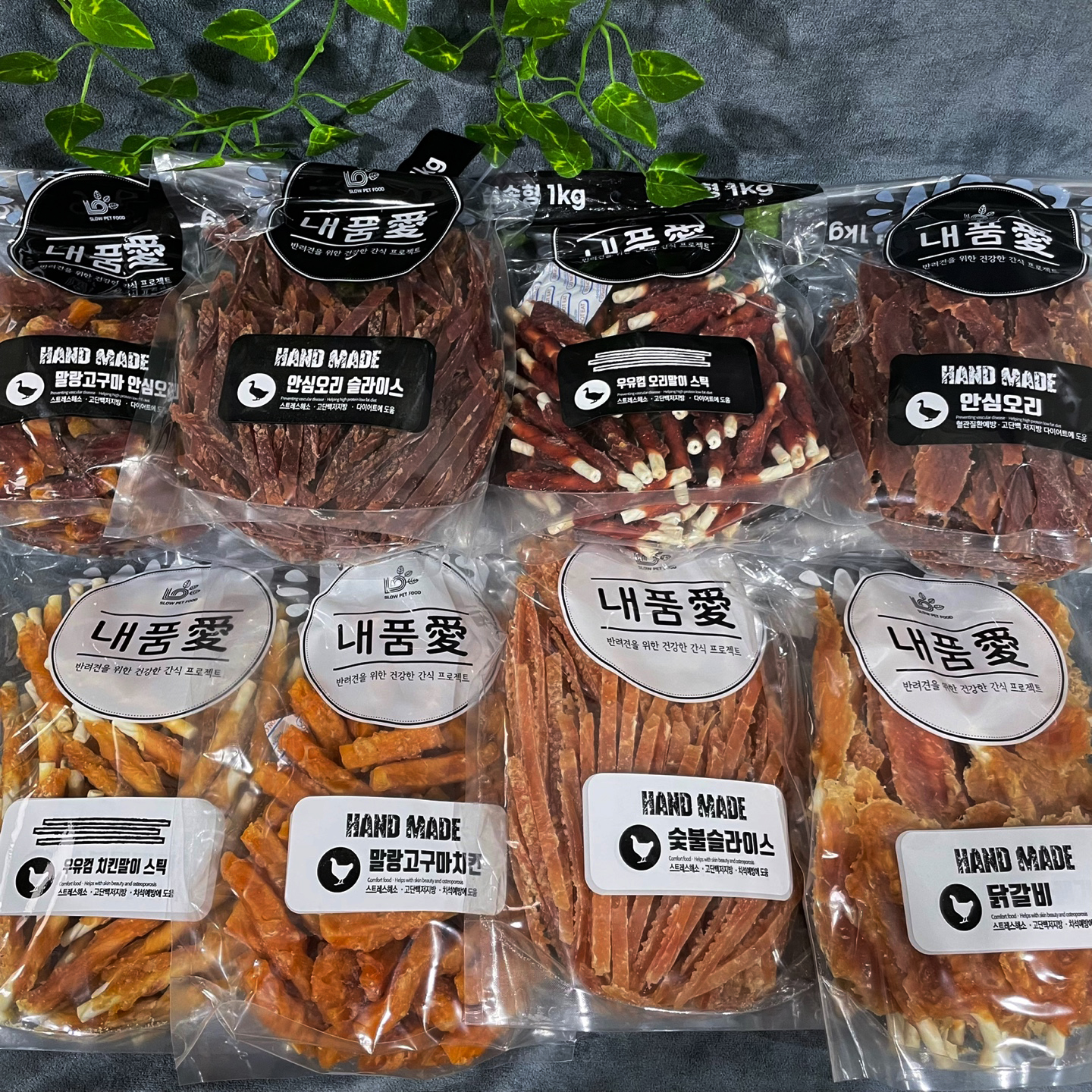 내품애 실속형 대용량 강아지 간식 안심오리, 1000g, 1개 - 상세 이미지 2