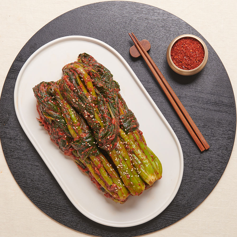 김권태 김치 옥과 맛있는 전라도 갓김치 2kg 국내산 100% 재료 - 상세 이미지 2