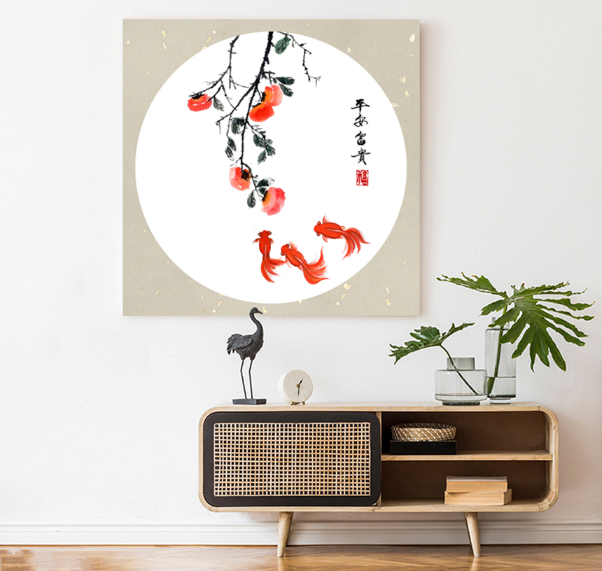 감그림 거실 액자 안방 풍수지리 인테리어 가게오픈선물 감그림1중형 이미지 8