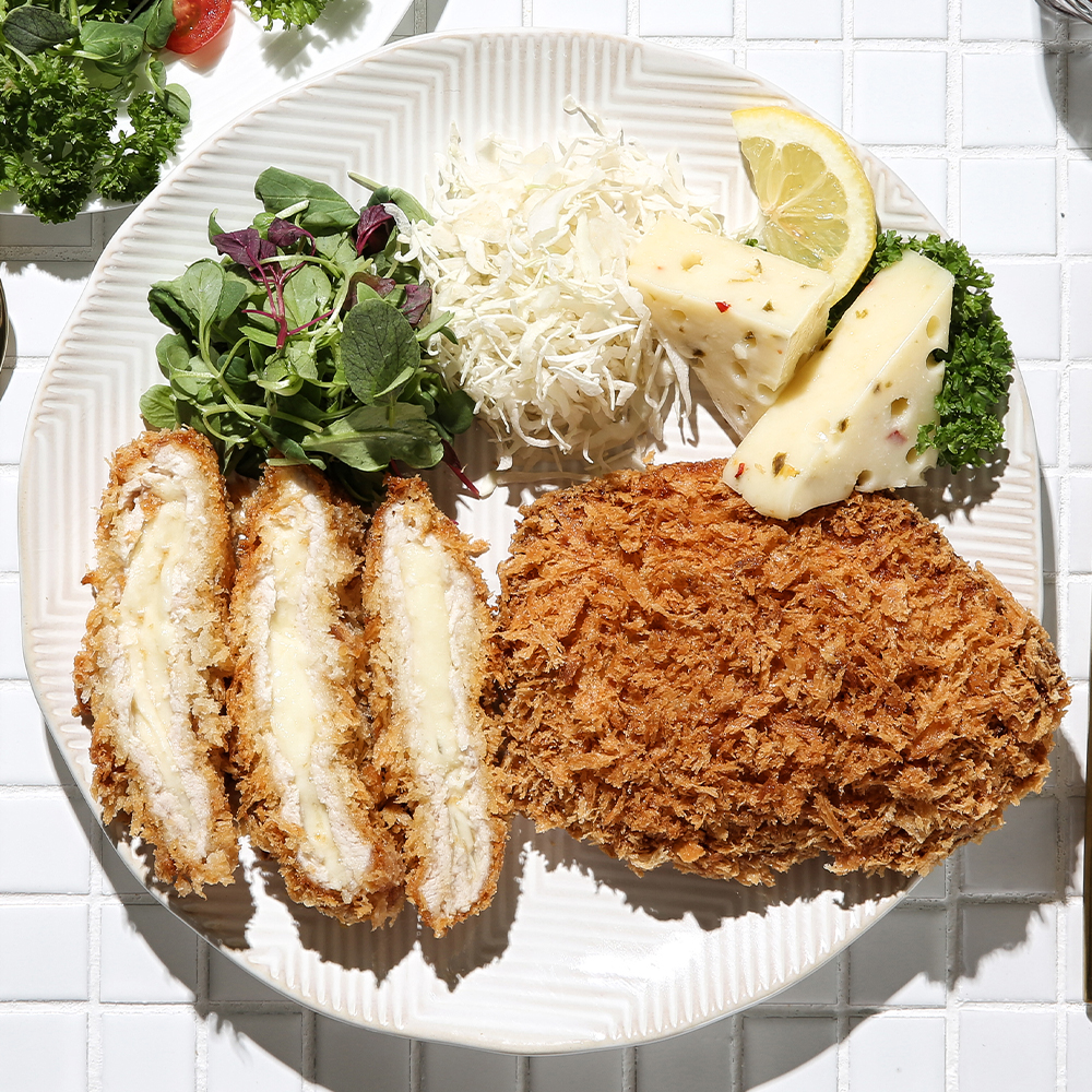 [프리미엄 업소용] 치즈돈까스 220g×30장 | 바삭한 식감과 치즈의 깊은 풍미 | 수제돈까스 | 식당·분식집 납품용 | DKmart - 상세 이미지 2