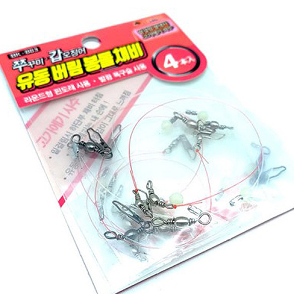 백경 BK-881 버림봉돌채비 오모리그 갑오징어 쭈꾸미 한치 채비 가지줄 - 상세 이미지 4
