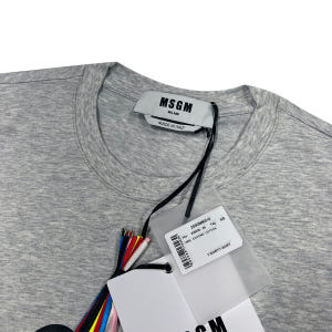 MSGM 반팔 티셔츠 2000MM510 200005 94 브러쉬 로고 착용 후기 | 사이즈/핏 총정리 - 상품 이미지 3