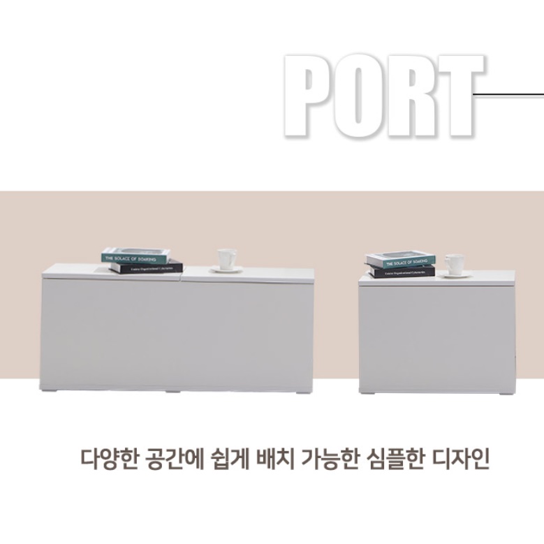 벤치형 수납장 아이방 좁은공간 수납장 원룸 작은 수납장 500 - 상세 이미지 4