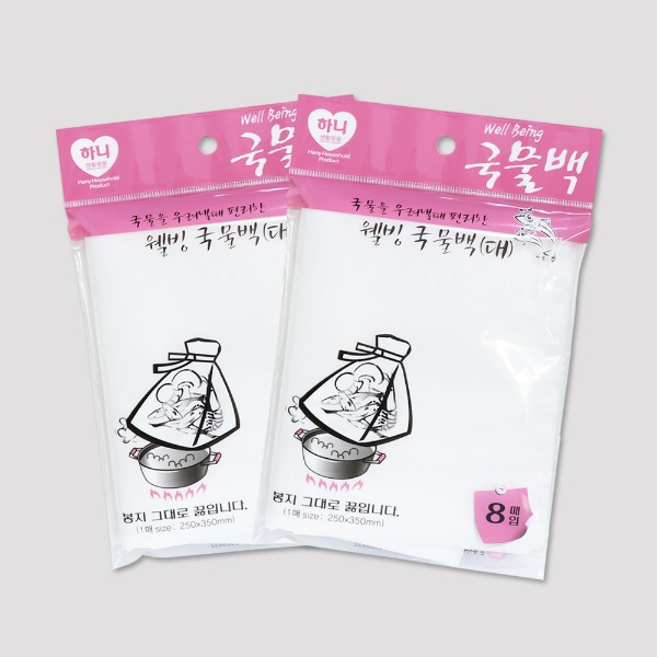 주방 조리 멸치 육수 티백 웰빙 차거름망 대 8매 하니 (0289) - 메인 이미지