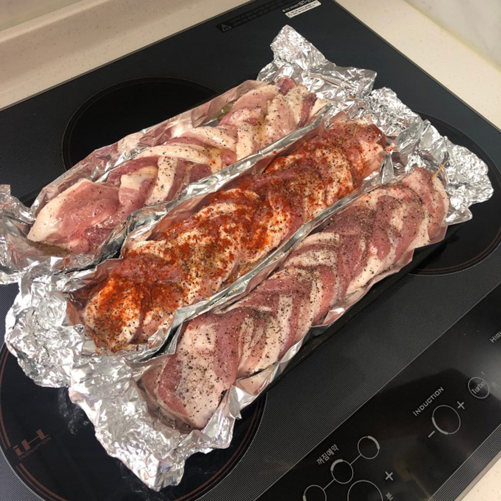 통삼겹살 국내산 돼지바베큐 삼겹살한판 1등급 5.5kg - 상세 이미지 5