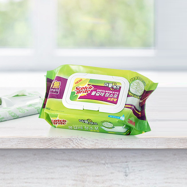 3M 스카치브라이트 물걸레 청소포 더블액션 / 표준 (363)