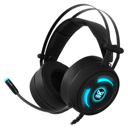 NOX GAMING GEAR 녹스 NX-2 PLUS 가상 7.1채널 RGB 게이밍 헤드셋