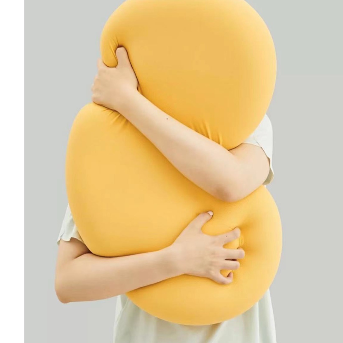 푹신한 베개 큰 땅콩 베개 대왕 찹쌀떡 왕베개 - 상세 이미지 4