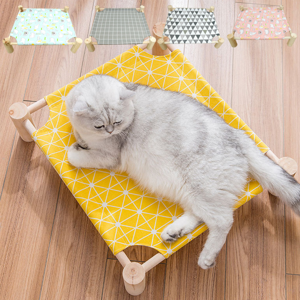 고양이 침대 강아지 해먹 원목 야전 쇼파 소파 애견 캠핑 포토존 가구 인테리어 포인트 쿨매트