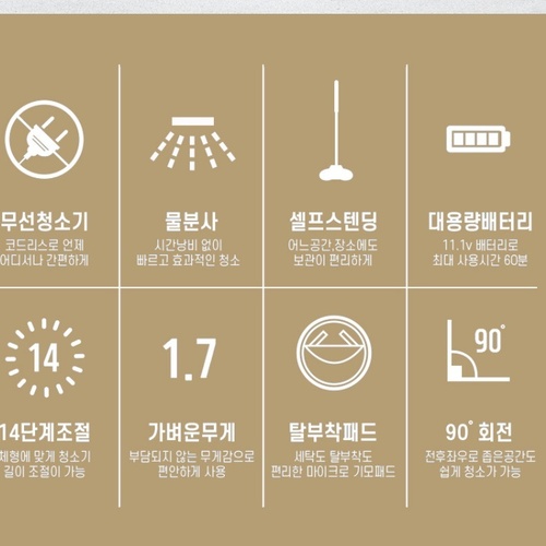 업소용 물걸레 청소기 매장 청소기 매장용 영업용 사무실 - 상세 이미지 2