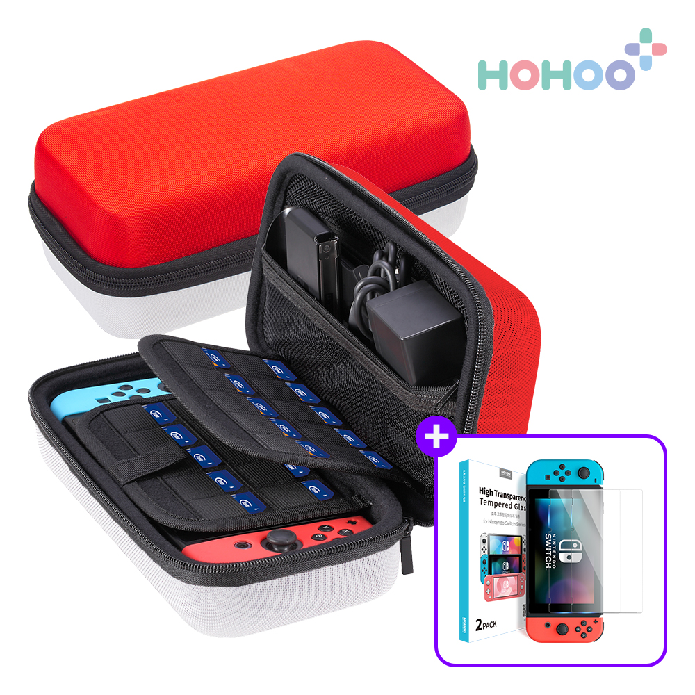닌텐도 스위치 파우치 올인원 가방 케이스 액정필름 세트 - 상세 이미지 2