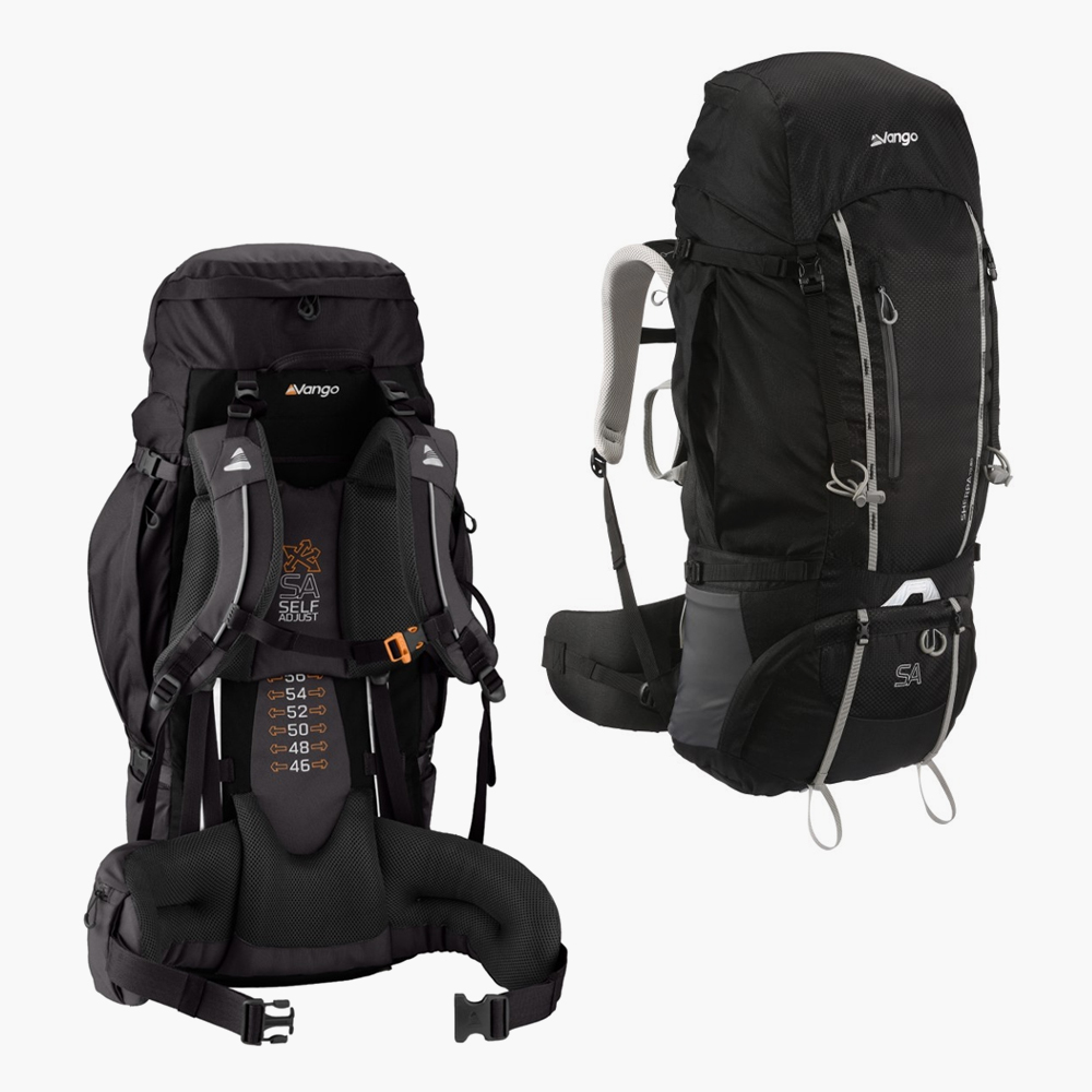 반고 셰르파 70+10 섀도우블랙 80L 등산가방 백패킹 배낭