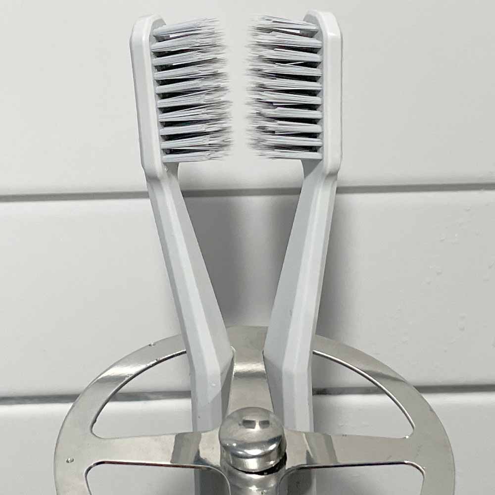 스텐 4구 칫솔꽂이 치솔 거치대 보관함