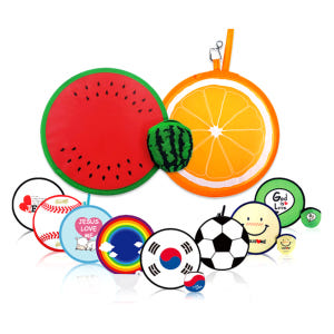 포켓 원터치 부채 수박 오렌지 접이식 반달 주문제작 (10개 세트) 솔직 후기 | 실사용자 리뷰 분석 - 상품 이미지 1