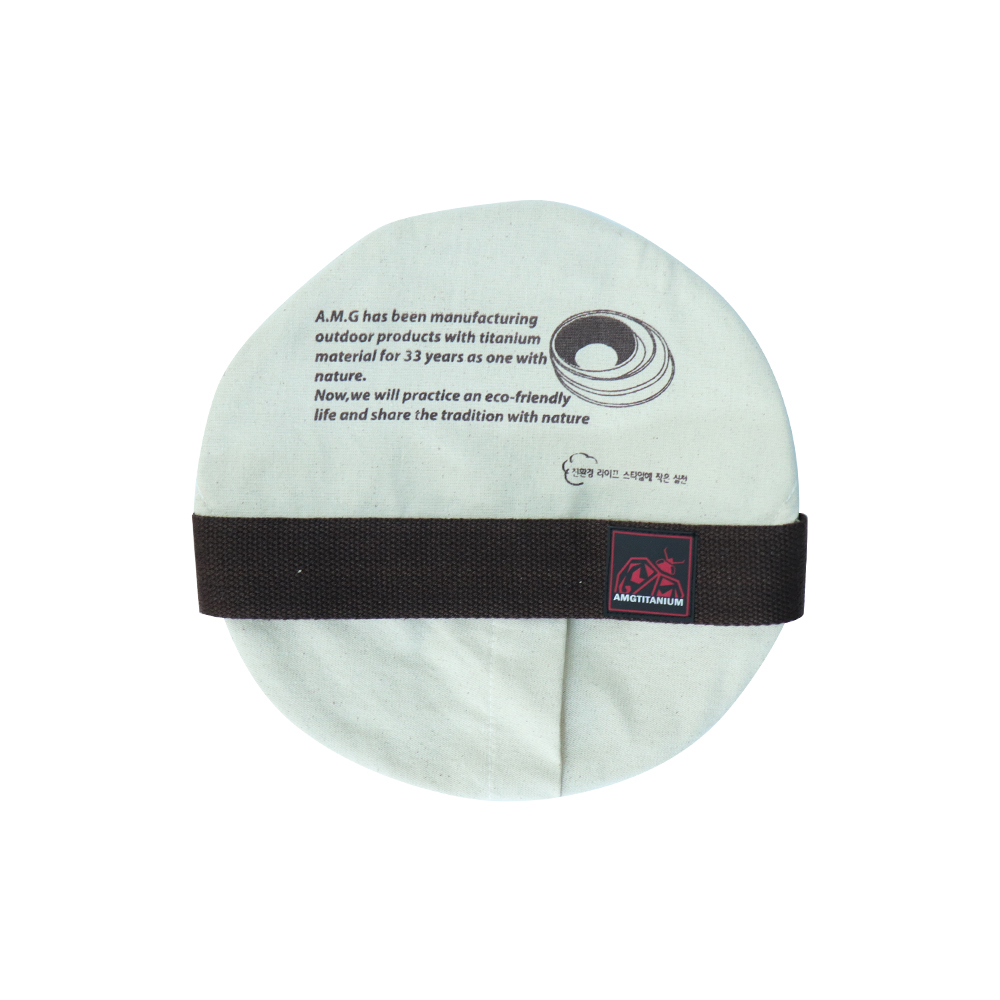 AMG 티타늄 접시 세트 3p 그릇 티탄 백패킹 케이스포함