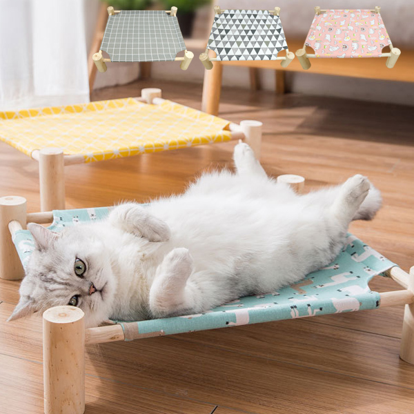 고양이 침대 강아지 해먹 원목 야전 쇼파 소파 애견 캠핑 포토존 가구 인테리어 포인트 쿨매트