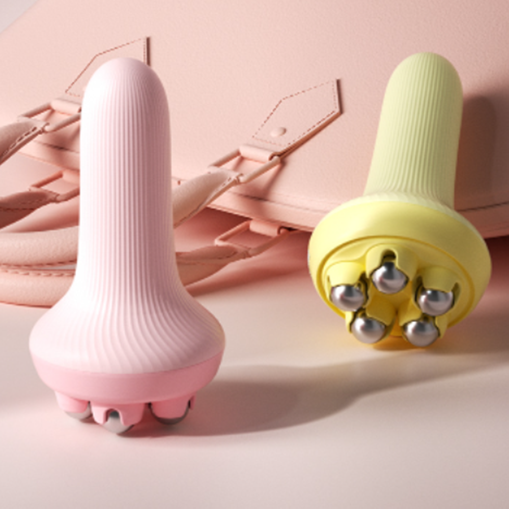 띵덕 림프순환 림프절 마사지기 허벅지 셀룰라이트 제거 롤러 승모근 종아리 괄사 - 상세 이미지 3