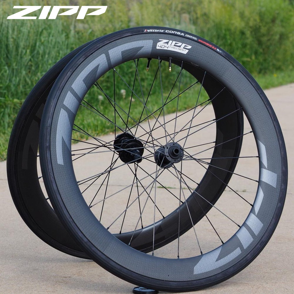 ZIPP 404 파이어크래스트 카본 튜블리스 디스크 자전거 휠셋 - 상품 이미지